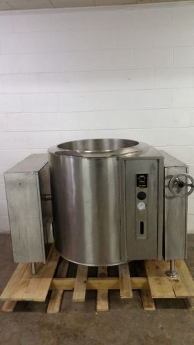 40 Gallon Market Forge Steam Kettle FT-40GL Tilt Natural Gas 120 Volt TESTED