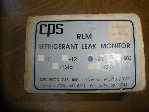 CPS RLM-22  SINGLE ZONE REFREIGERANT LEAK MONITOR