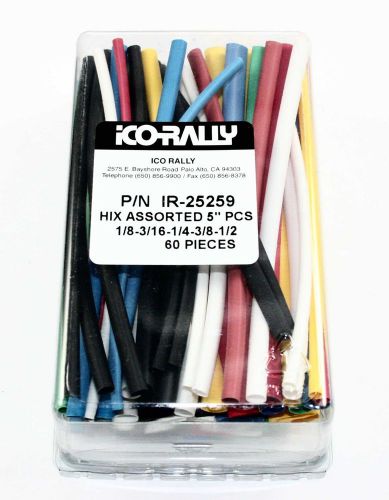 Ico rally heat shrink tubing assortment - 60 pieces  ( 20z006 ) for sale