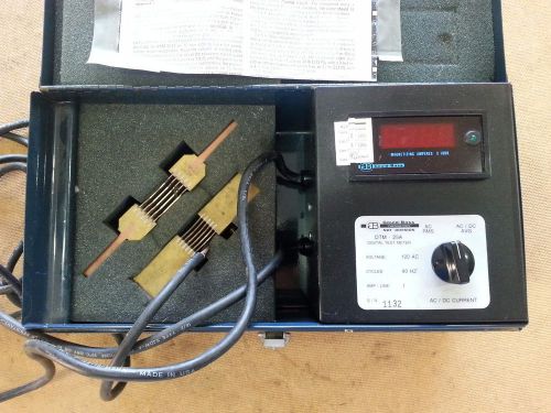 Gould-Bass DTM 25A Wet Particle Concentration Digital Test Meter AC DC Currents