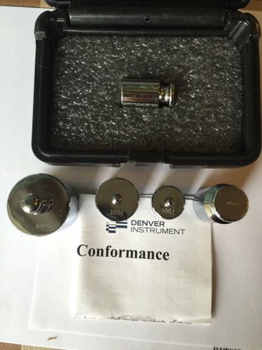 Denver Instrument 100g Class U Calibration Weight &amp; Other 500g 200g 100g Set