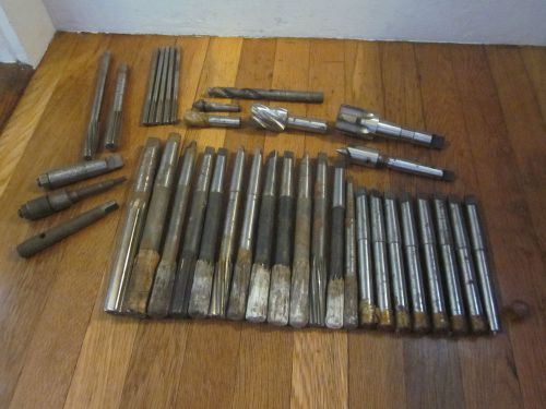 Morse Taper Shank Drill Reamer Center End Mill Tap Tool Lot Alvord Polk Most NOS