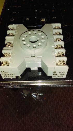 IDEC SOCKET SR3P-06 NEW!!  11 PIN , RELAY SOCKET  10A, 300V   - NEW