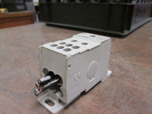 Entrelec Power Distribution Block BRU 160 160A 600V 1P Used