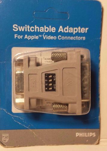 NEW PHILIPS SWITCHABLE ADAPTER 9AVMAC-074I