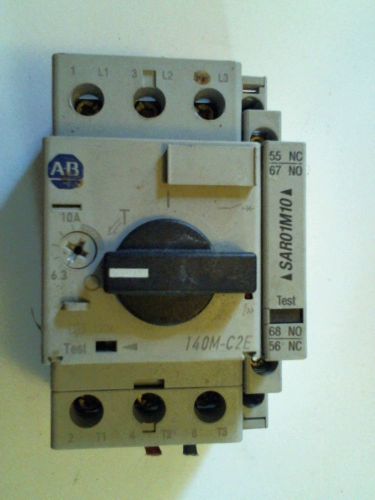 Allen Bradley 140M-C2E-C10 Manual Starter 6.3 to 10 Amp