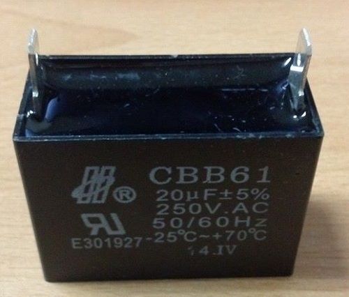 1pc  x cbb61 ac start capacitor 20uf 250vac -5/10%  ul vde taiwan for sale