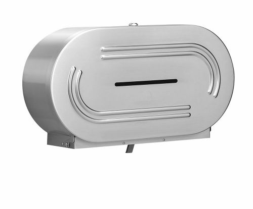 Bradley corporation dual-jumbo-roll toilet paper holder for sale