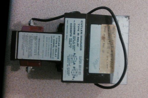 Cutler Hammer Type M Relay D26MB, D26MPR, D26MPL, D26MPS.  NEW NO BOX