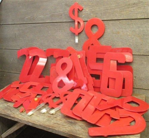 Readerboard Plastic Letters 8&#034; Portable Arrow Sign Marquee Case Neon Vintage d