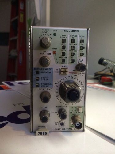 TEKTRONIX 7B85 TIME BASE PLUGIN for 7000 series OSCILLOSCOPES