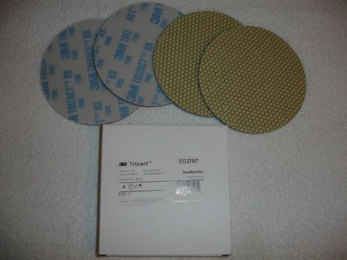 3M Trizact Blue 5&#034; Diamond HX Disc 27507   Pack of 4 Disks