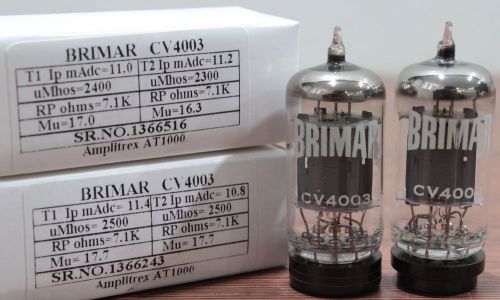 CV4003 12AU7 ECC82 6067 Brimar  Amplitrex AT1000 Audio Tube  #1366243&amp;516