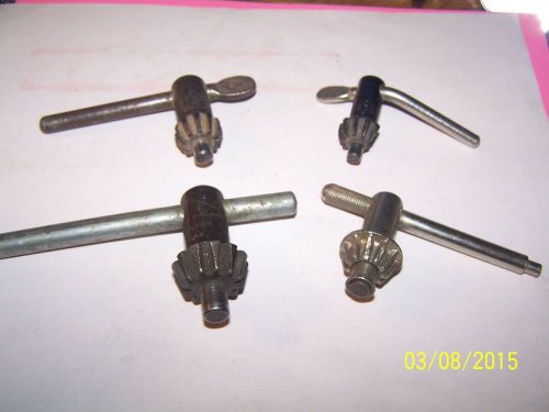 Lot 4 DRILL CHUCK KEYS - JILTON #4, JACOBS #3 &amp; K32