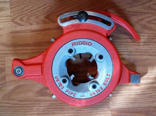New ridgid tool 711 26132 die head for 1224 machine pipe threader with 1-2” dies for sale