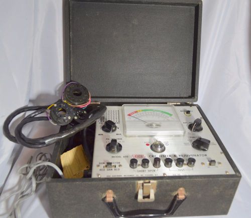 Eico CRT Tube Tester And Rejuvenator Model 632 With Case