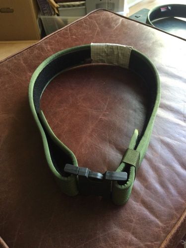 NEW BIANCHI ACCUMOLD 7200 TRAINING DUTY BELT MEDIUM OLIVE DRAB OD GREEN NYLON