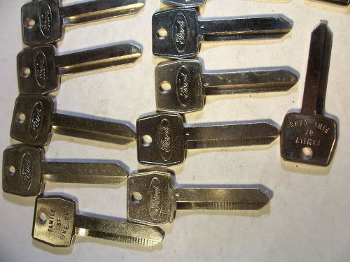 15  OLD  ORG  VINTAGE  FORD     NOS  5 PIN  UNCUT KEYS      LOCKSMITH