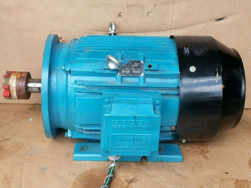 BROOK CROMPTON PC4N030-2D-46 MOTOR HP 30 /3PH  BROKEN SEE PICTURE