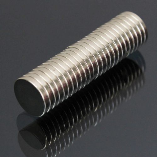 25Pcs N52 12mm x 2mm Super Strong Round Disc Fridge Magnets Rare Earth Neodymium