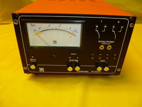 Leybold-heraeus tm220s2 thermovac tm 220s2 vacuum gauge controller for sale