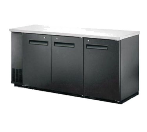 METALFRIO MBB24-72S UNDERCOUNTER 3 DOOR BACK BAR COOLER REFRIGERATED BACK BAR