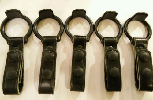 Lot of 5 Jaypee Baton Holder Flashlight Holder Police Security