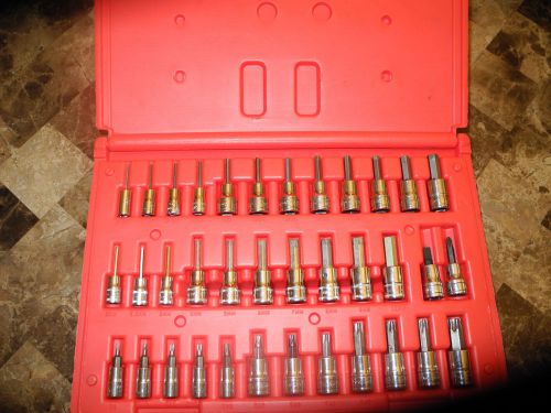 Snap on tools 36 piece master bit socket driver set 236efset for sale