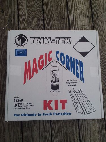 Trim tex magic corner expansion bead kit 100&#039; for sale