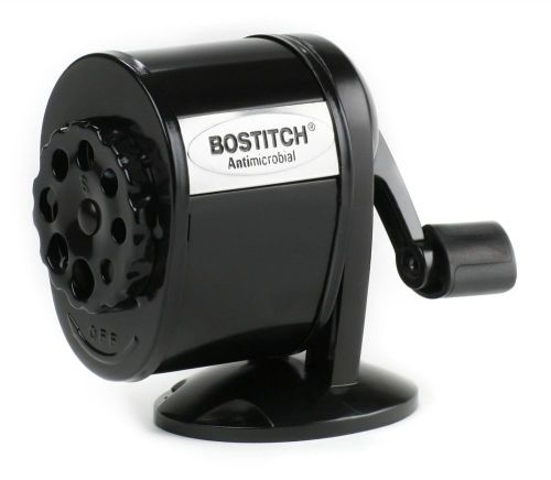 Bostitch Metal Antimicrobial Manual Pencil Sharpener Black (MPS1-BLK)