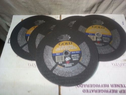 Lot #2 of 5 each 12&#034; Metal cutting abrasive wheels blades