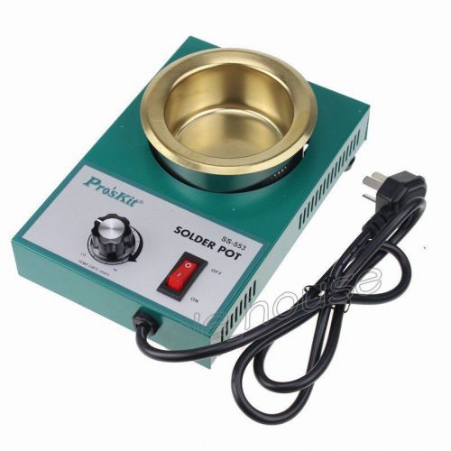 1pcs 220V 240V 250W Solder Pot Iron stainless steel Titanium Plating 230°C~450°C