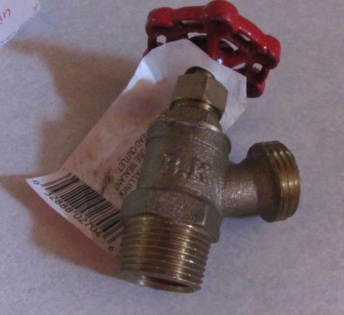 Brass boiler drain valve b &amp; k 3/4&#034; male &amp; 1/2&#034; female 102-704 new plumbing for sale