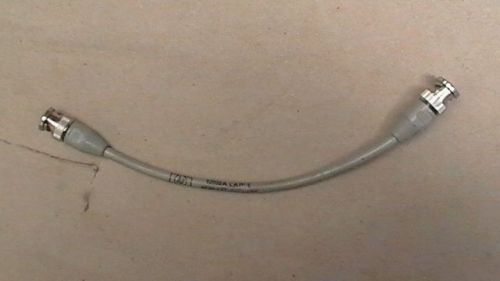 Hp 10502a p/n 8120-2682 short bnc-m to bnc-male jumper cable molded ends agilent for sale