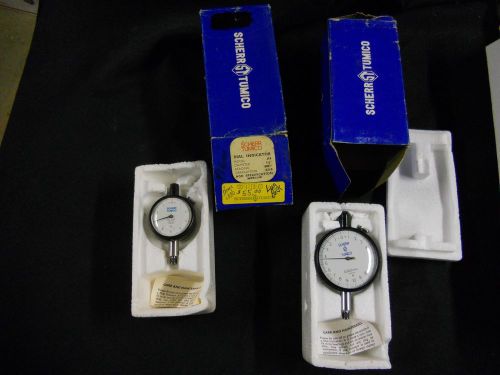 SCHERR &amp; TUMICO JEWELLED DIAL INDICATORS, 0.0001&#034;READING 2 pieces