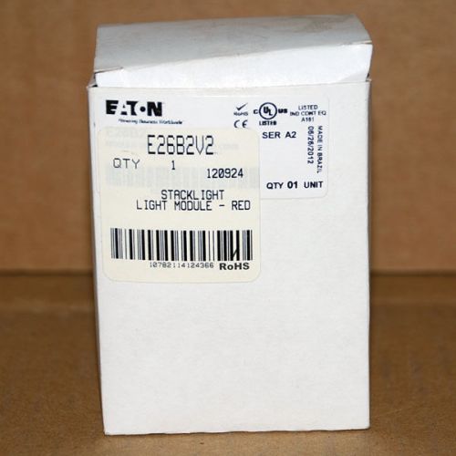 Eaton E26B2V2 RED, 70mm  24VDC BEACON LIGHT