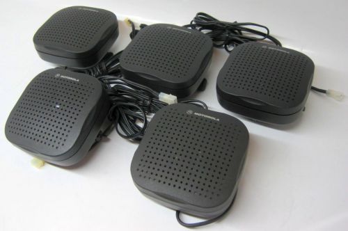 Lot of 5 Genuine OEM Motorola HSN4038A Mobile External Radio Speaker No Bracket