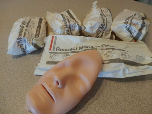 LAERDAL RESUSCI MANIKIN FACE REPLACEABLE LOT/5