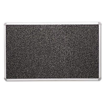 Recycled rubber-tak tackboard, 96 x 48, black w/aluminum frame, sold as 1 each for sale