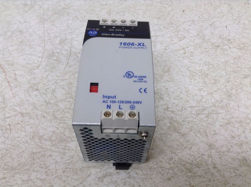 Allen Bradley 1606-XL120D 5 Amp 24 VDC Power Supply 1606XL120D 1606-XL 1606XL