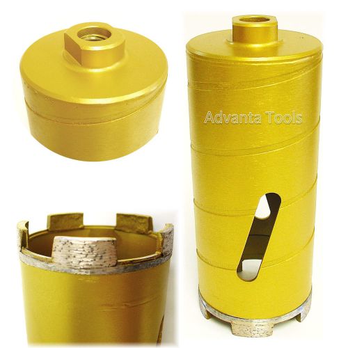 3” Dry Diamond Core Drill Bit for Soft Brick Concrete Block-6&#034; Short Barrel Tube