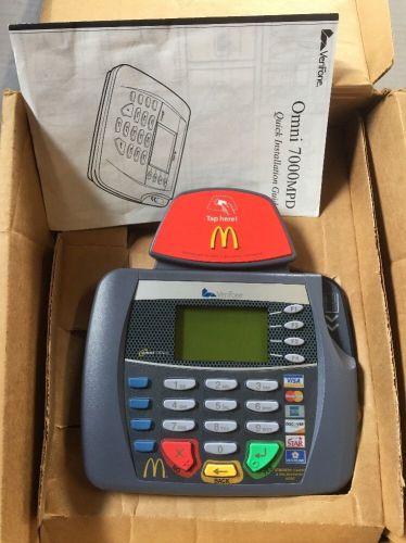 NEW VERIFONE OMNI 7000 MPD POS CREDIT CARD TERMINAL READER FREE SHIPPING