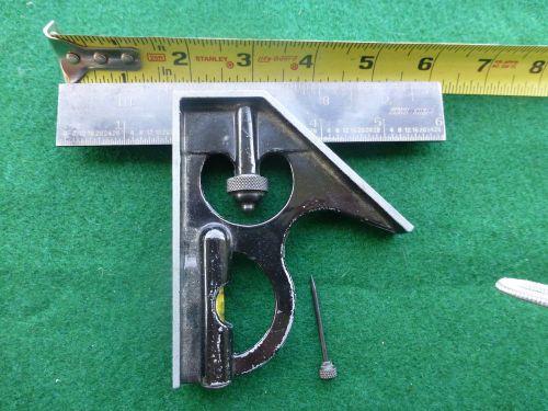 Combination square Vintage 6&#034; Powr-Kraft Wards Very good condition.