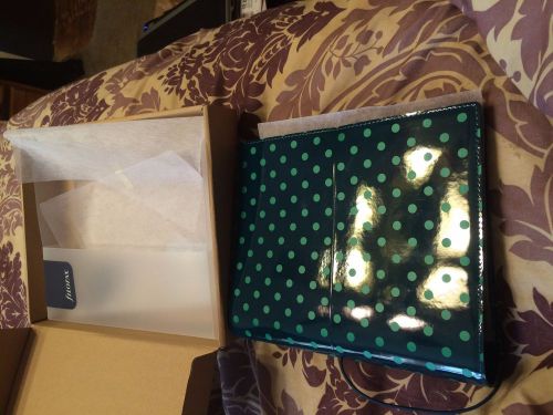 FILOFAX pine with spots organizer new