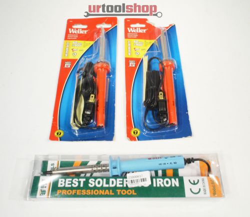 Lot of 3 Soldering Irons Weller and Other NIB 6767-1752