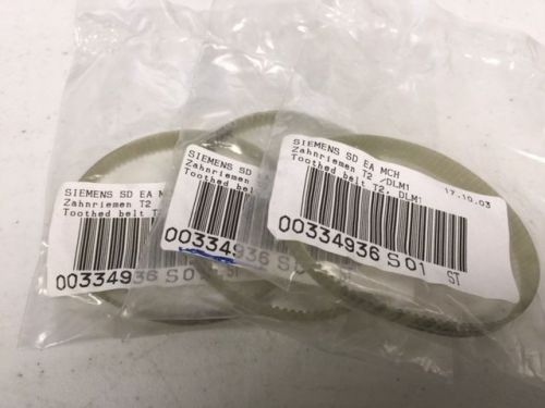 Belt SIEMENS 0334936 S01 BELT T2 DLM1 TOOTHED  (3 PKG)