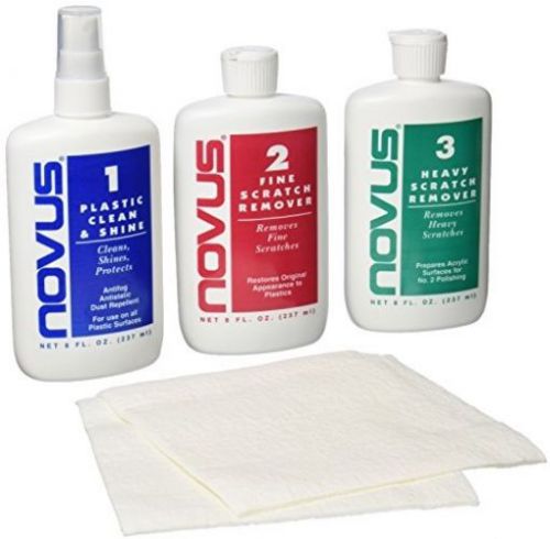 NOVUS 7100 Plastic Polish Kit - 8 Oz.