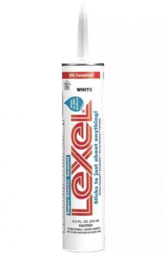 New VOC Lexel Weatherproofing Polymer Sealant-VOC 10.5 WHT LEXEL CAULK 1 Piece