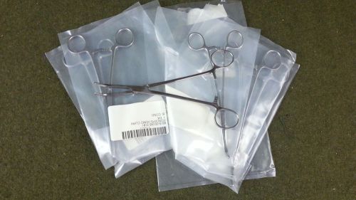 Mixter Half-Curved 7-1/4&#034; Hemostatic Forceps Lot Of 6