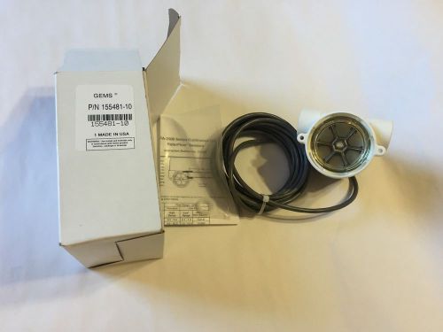 Gems Sensors 155481 RFO Series Flow Rate Monitoring Sensor NEW